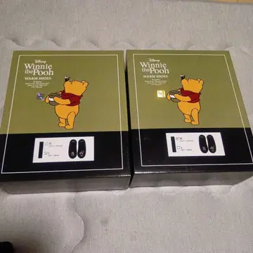 위니 더 푸우 웜 슈즈 M, L 사이즈 2족 세트