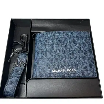 택 포함 새상품 MICHAEL KORS 접이식 지갑 & 키링 세트