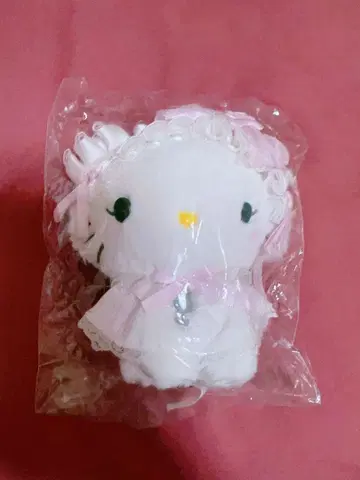 산리오 챠미키티 마스코트 홀더 화이트 프릴 디자인 시리즈 4