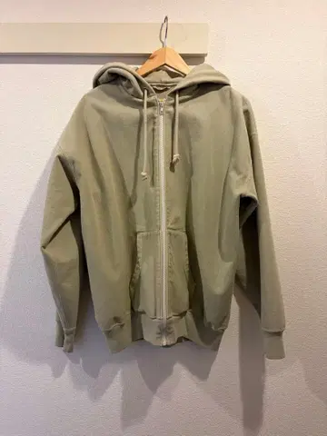 URAL 카키 풀 집업 후드티