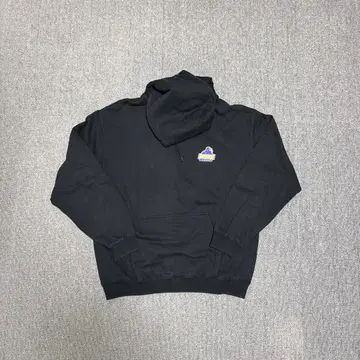 XLARGE 블랙 후드티 자수 고릴라 로고