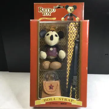 레트로 컬렉션 미니 마우스 인형 스트랩 헤이세이 레트로