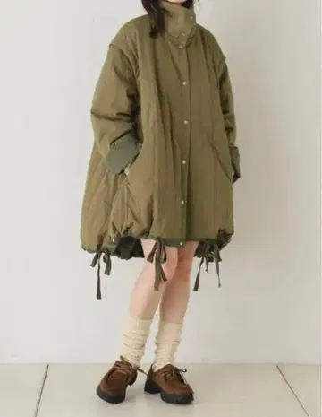 카스타네 퀼팅 리버서블 미들 코트