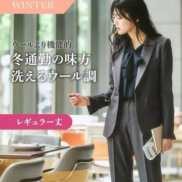 네이비 체크 무늬 비즈니스 정장 7AR