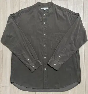 어반 리서치 URTECH 코듀로이 밴드 카라 셔츠