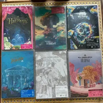 Mrs. GREEN APPLE 일반ver Blu-Ray 6작품