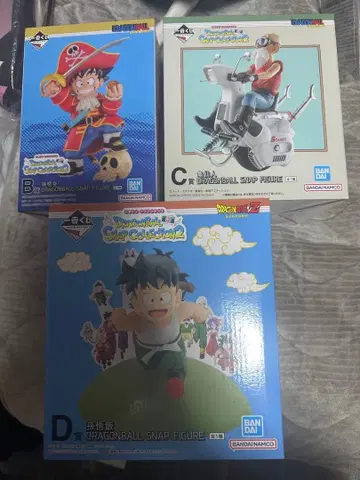 드래곤볼 1번 복권 스냅 컬렉션 B, C, D상