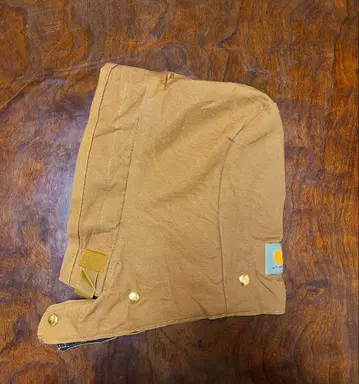 Carhartt 후드 부착 모자 브라운