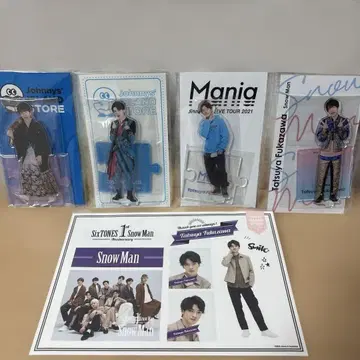 후카사와 타츠야 아크릴 스탠드 세트 (스티커 포함)