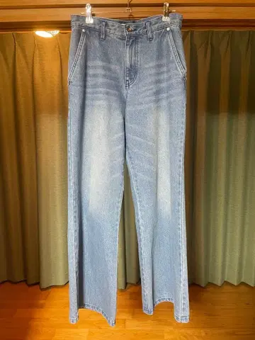 Luenna 세미 플레어 데님 팬츠 S 블루