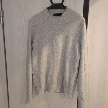 ALLSAINTS 라이트 그레이 니트 스웨터 XS