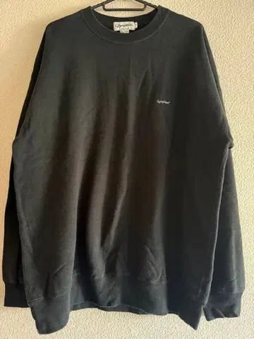 Gymphlex 짐플렉스 헤비웨이트 맨투맨 크루넥 블랙