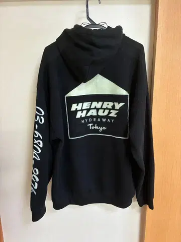 HENRY HAUZ 헨리하우즈 후드 맨투맨 축광