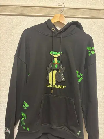 GRAF&WU 블랙 후드티 XL 사이즈 벨로 유령