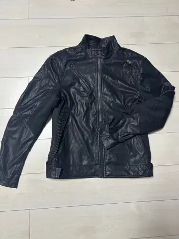 FIELD CORE 블랙 가죽 자켓 L 사이즈