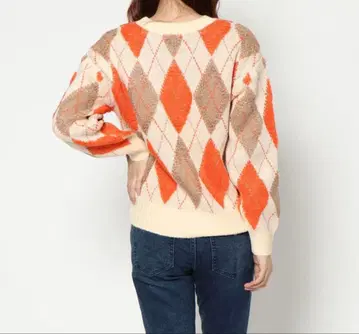 LILY BROWN 아가일 니트 풀오버