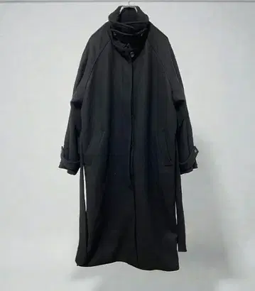 새상품급 OHOTORO Dublin Coat 더블린 롱 코트 블랙