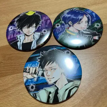 컬렉션 캔뱃지 아마노 아키라 전시회 오리지널 디자인 ver.A 3개 세트