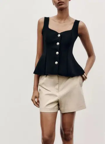 ZARA 니트 베스트풍 상의