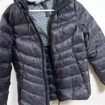 푸마 다운 자켓 후드티 여성용 사이즈 L