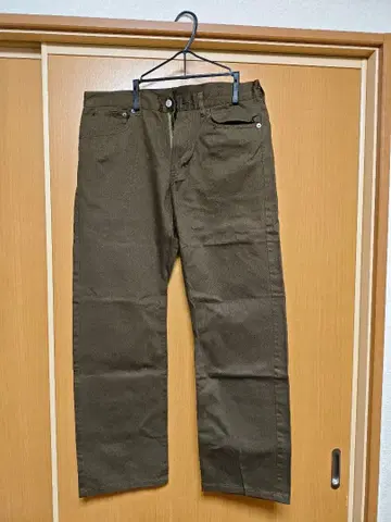 다케오 키쿠치 치노 팬츠 사이즈 4 올리브