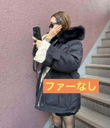 AMAIL 스노우맨 벌키 코트 코트 아우터