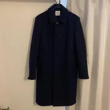 UNITED TOKYO Super110's 스텐카라 코트 네이비