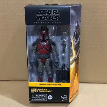 [ 한정판 ] 스타 워즈 만달로리안 슈퍼 커맨더 블랙 시리즈