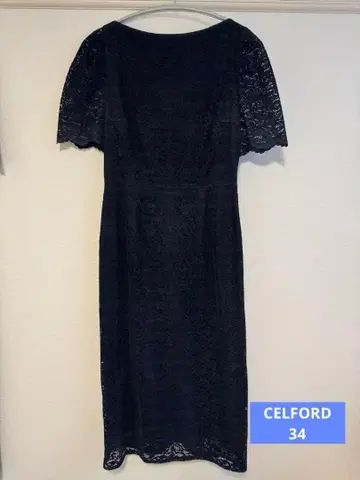 셀포드 CELFORD 네이비 레이스 원피스 34