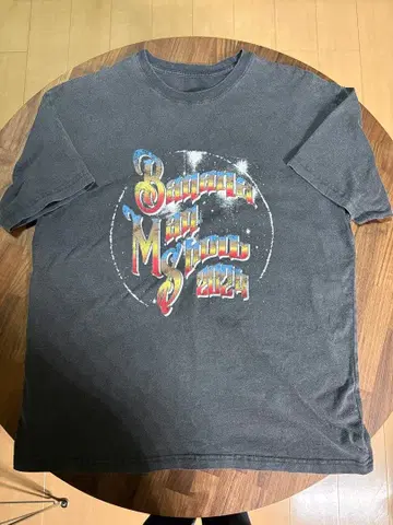 바나나맨 그레이 그래픽 프린트 T셔츠 2024년