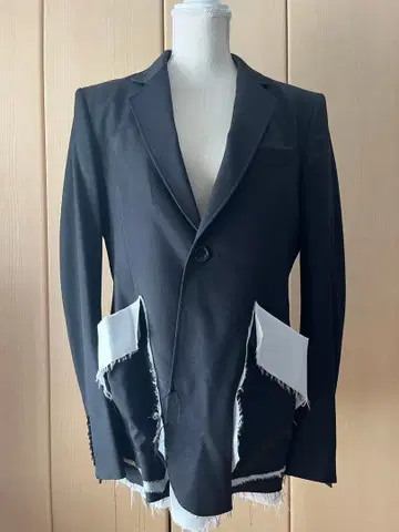 sulvam 데미지 테일러드 자켓