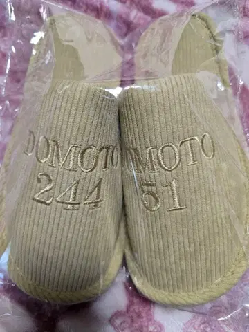 DOMOTOFanMeeting 2025 룸 슬리퍼