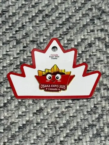 [ 새상품급 ] 오사카 간사이 만박 캐나다 파빌리온 핀 배지 마그넷 타입