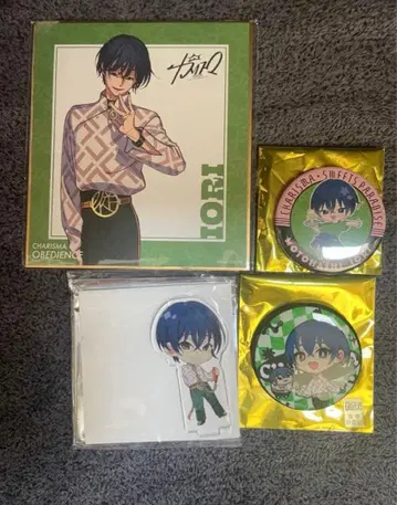 카리스마 모토하시 이오리 스이파라 gigo 캔뱃지 색지 아크릴 스탠드