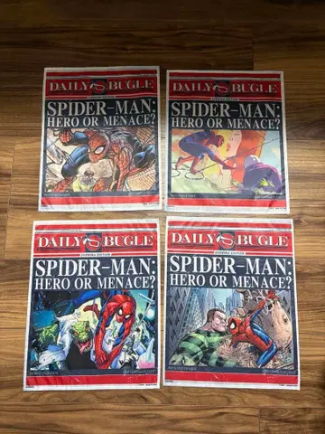 스파이더맨 데일리 뷰글 패브릭 포스터 컬렉션 4개 세트