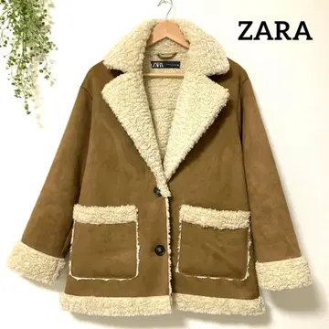 자라 무스탕 코트