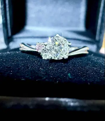 wish upon a star 반지 핑크 다이아몬드 0.3