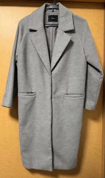 그레이 롱 코트