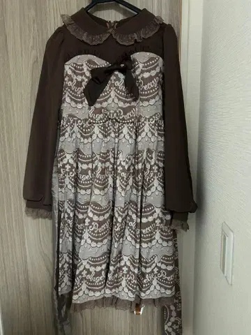 휘핑 자카드 원피스