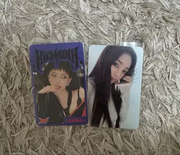 aespa rich man popup 카리나 트레이딩 카드