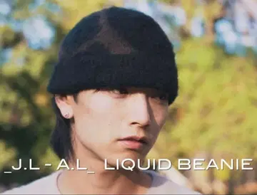 J.L - A.L 리퀴드 비니 모헤어 니트 캡 비니
