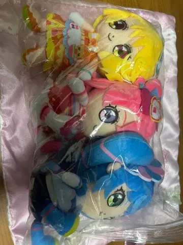 HUG! 프리큐어 봉제 인형 3체 세트 미개봉