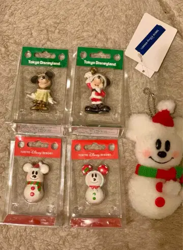 도쿄 디즈니 캐릭터 굿즈 세트 오너먼트