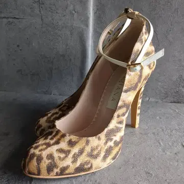 [ DIANA ] 다이애나 (23 1/2) 일본제 레오파드 무늬 하이힐