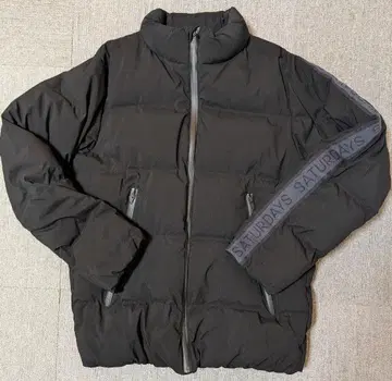 Saturdays 블랙 다운 자켓