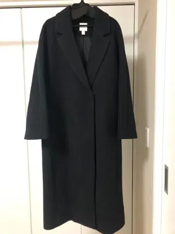 H&M 블랙 롱 코트 S 사이즈