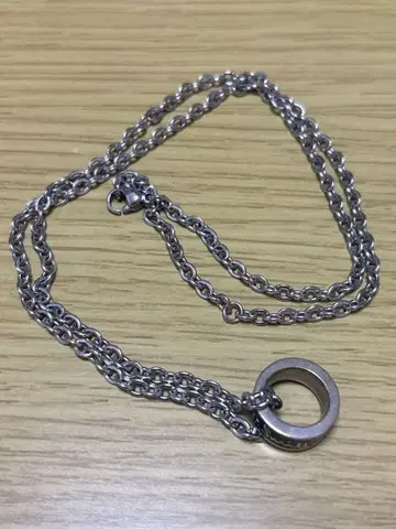 폴스미스 목걸이 블랙 실버 링 컬러 에폭