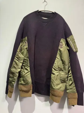 sacai Sponge Sweat MA-1 Pullover 맨투맨 3