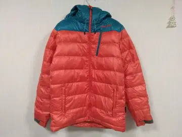 BILLABONG 다운 자켓 M 오렌지/터콰이즈
