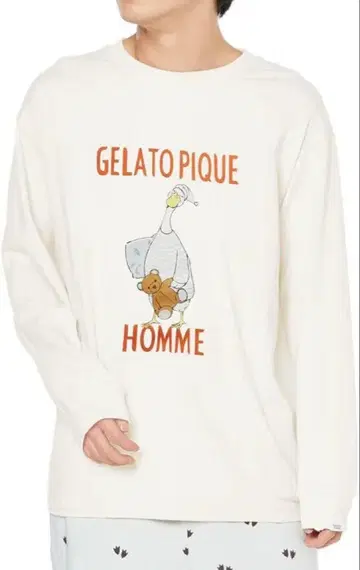 [ 미사용 ] GELATO PIQUE HOMME 롱T